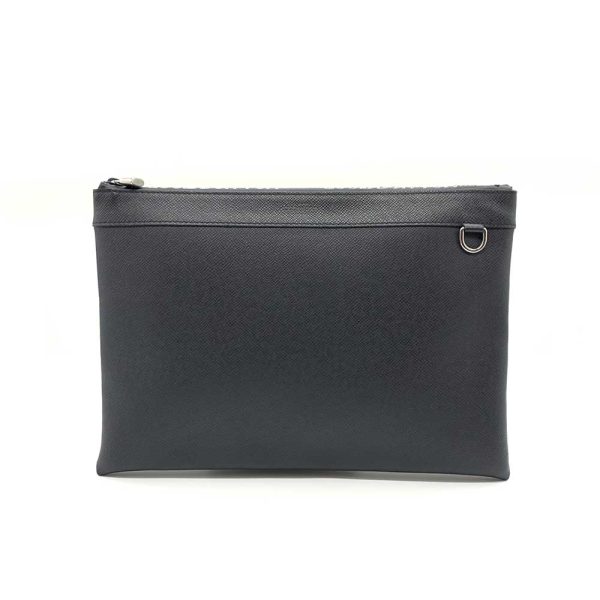 6 lv230925 1ta Louis Vuitton Pochette Apollo Clutch Bag Black