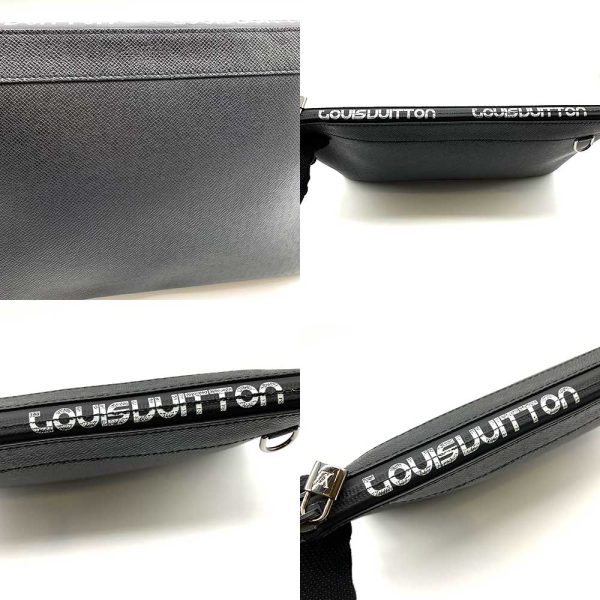 6 lv230925 1ta 04 Louis Vuitton Pochette Apollo Clutch Bag Black