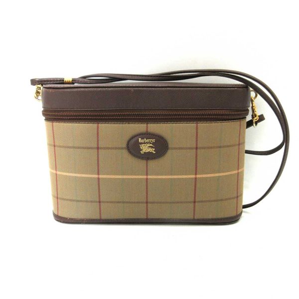 6 ot230616 3ta Burberry Pochette Check Pattern Mini Shoulder Bag Multicolor