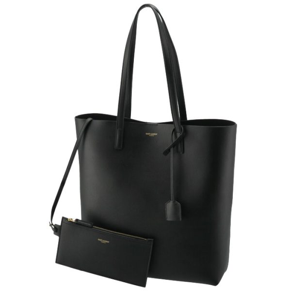 600306csv0j1000 1 Saint Laurent Paris Tote Shopping Bag Black