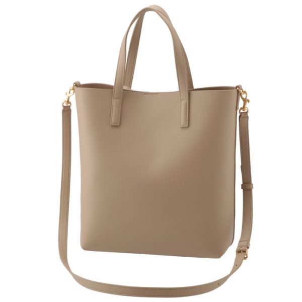 600307csv0j2721 2 Saint Laurent Paris Toy Shopping Tote Bag Beige