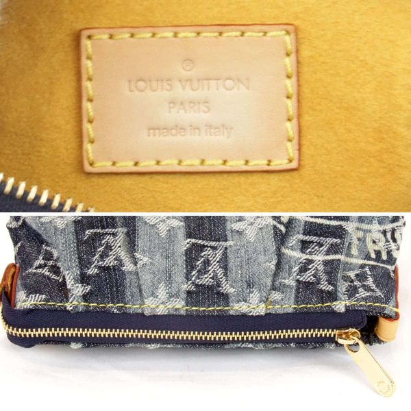 6005210606135a 4 Louis Vuitton True Rayer Monogram Pouch Denim Blue