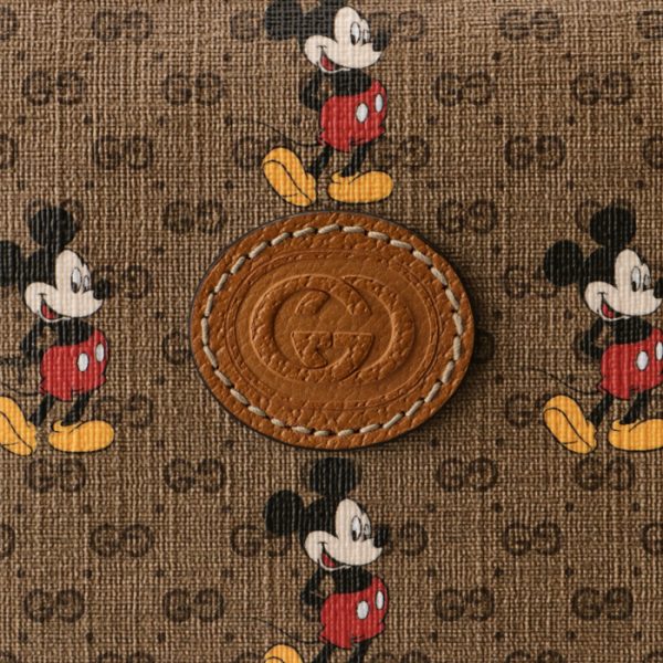 602695hwubm8559 4 Gucci Disney Mickey Mouse Collaboration Belt Bag Beige