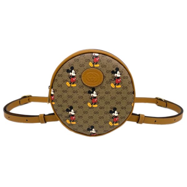 603730 8559 Gucci Mini Rucksack Round Mickey Mouse GG Supreme Beige