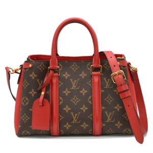 60574 1 Louis Vuitton V Tote BB Shoulder Bag Navy Red