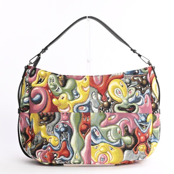 6116176 3 Dior Soft Saddle Leather Shoulder Bag Multicolor