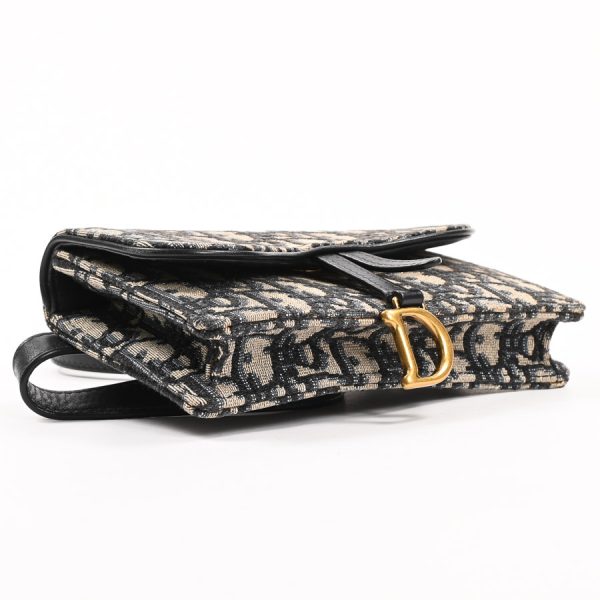 6121465 5 Dior Saddle Belt Pouch Navy