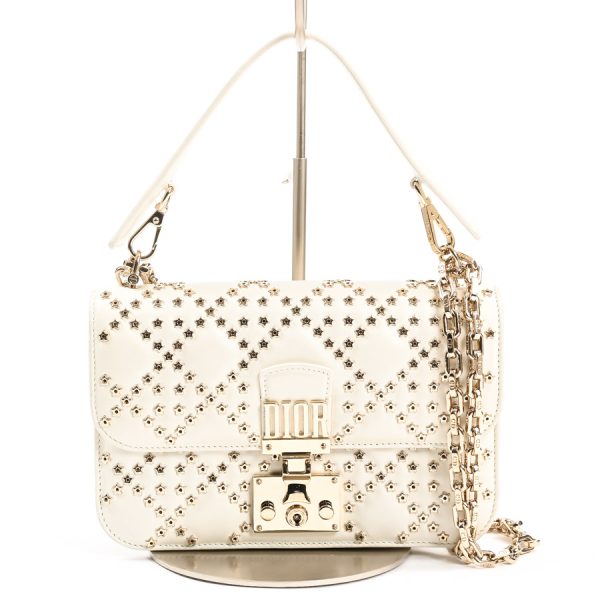 6121773 1 Dior Chain Shoulder Bag White