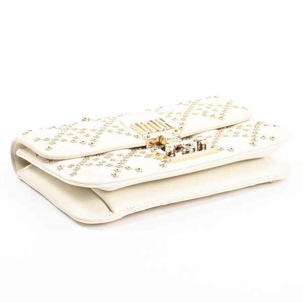 6121773 5 Dior Chain Shoulder Bag White