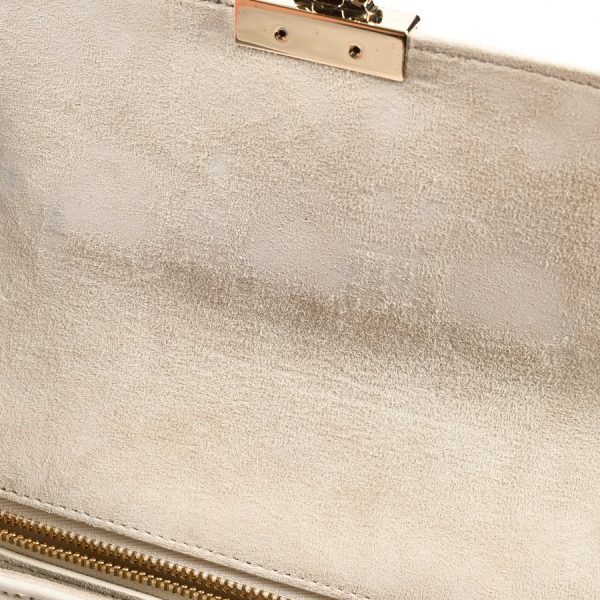 6121773 7 Dior Chain Shoulder Bag White