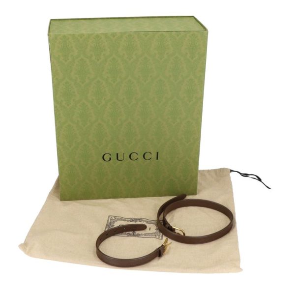 61246 6 Gucci Aphrodite Medium Shoulder Bag Brown