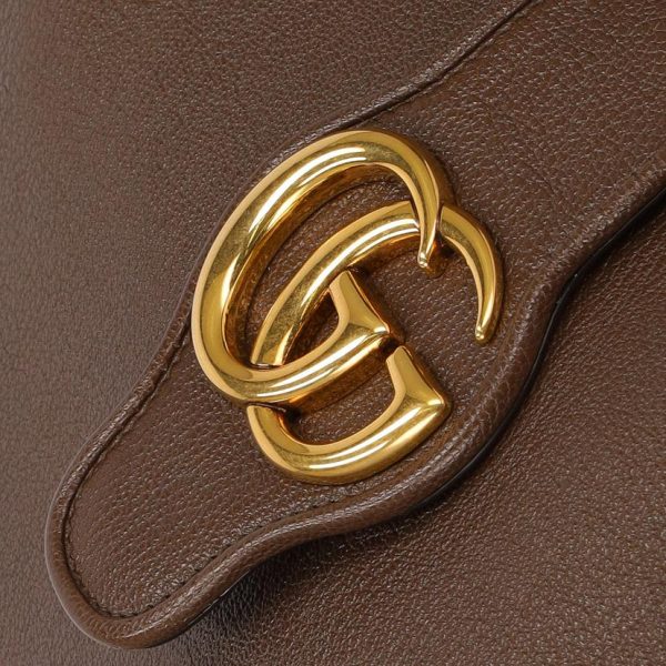 61246 7 Gucci Aphrodite Medium Shoulder Bag Brown