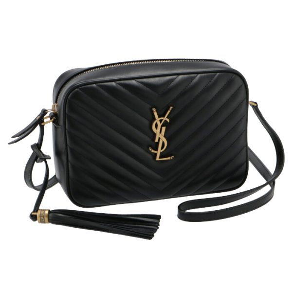 612544dv7071000 Saint Laurent Paris LOU Camera Bag Shoulder Black