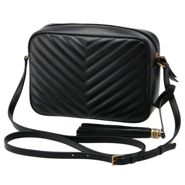 612544dv7071000 2 Saint Laurent Paris LOU Camera Bag Shoulder Black