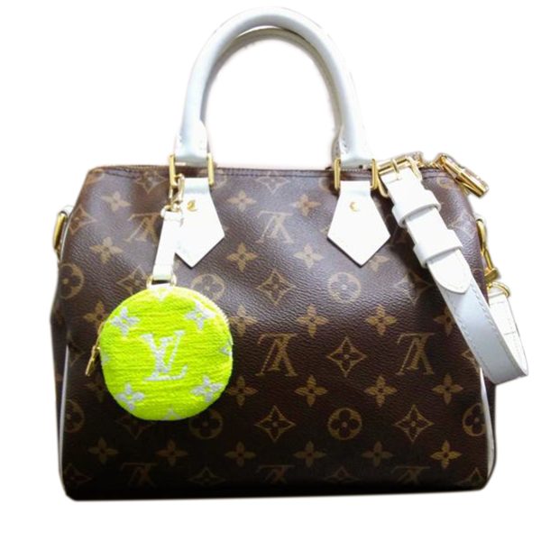 61309 1 Louis Vuitton Speedy Pandoliere 25 Monogram Handbag Brown