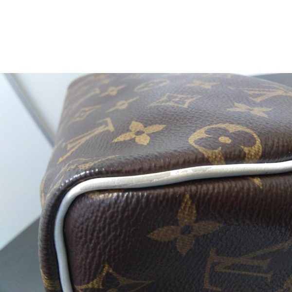 61309 7 Louis Vuitton Speedy Pandoliere 25 Monogram Handbag Brown