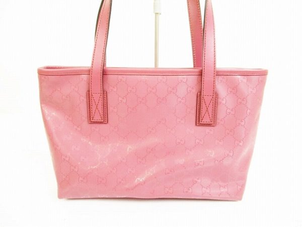 6131 2 Gucci Implement Leather Shoulder Bag Pink