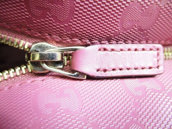 6131 9 Gucci Implement Leather Shoulder Bag Pink