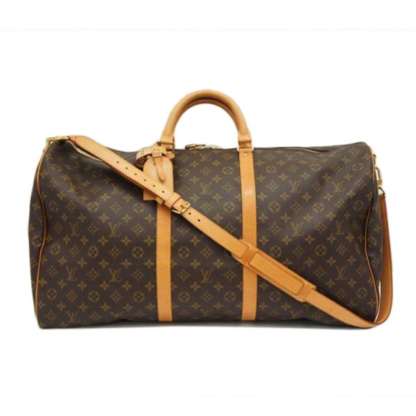 61799 1 Louis Vuitton Keepall Bandouliere Brown Bag