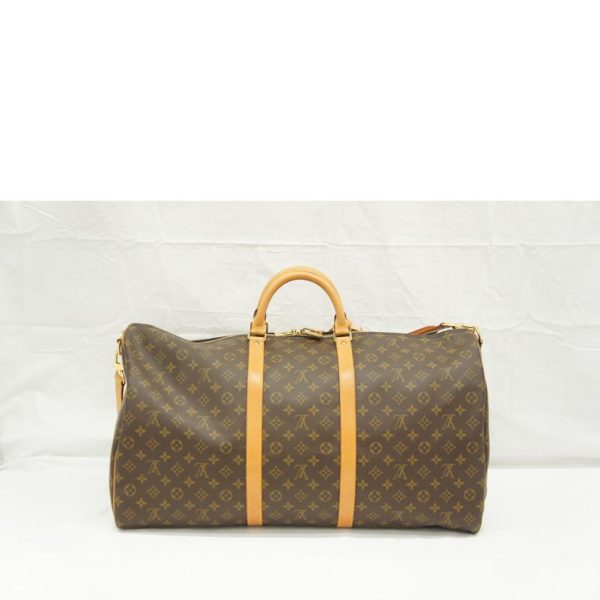 61799 2 Louis Vuitton Keepall Bandouliere Brown Bag