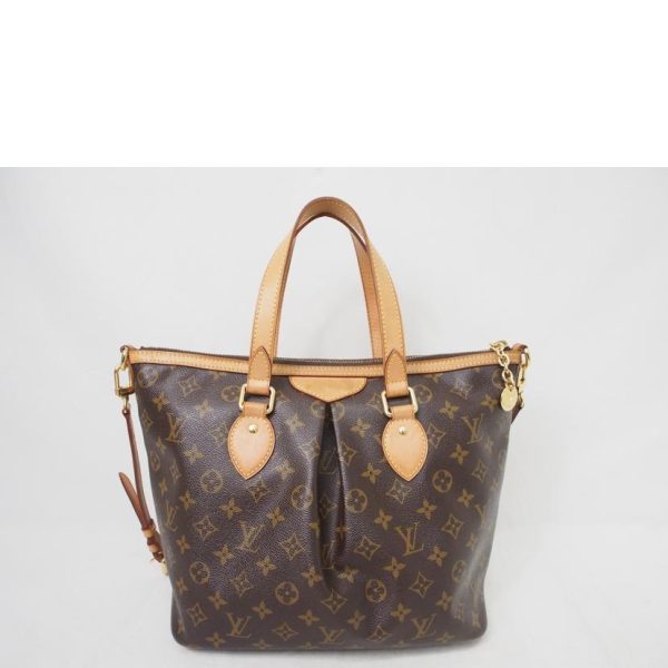 61891 2 Louis Vuitton Palermo Monogram Bag Brown