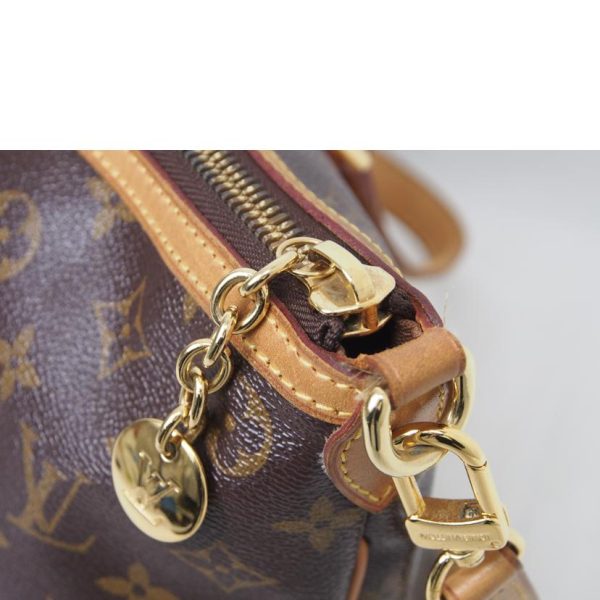 61891 6 Louis Vuitton Palermo Monogram Bag Brown