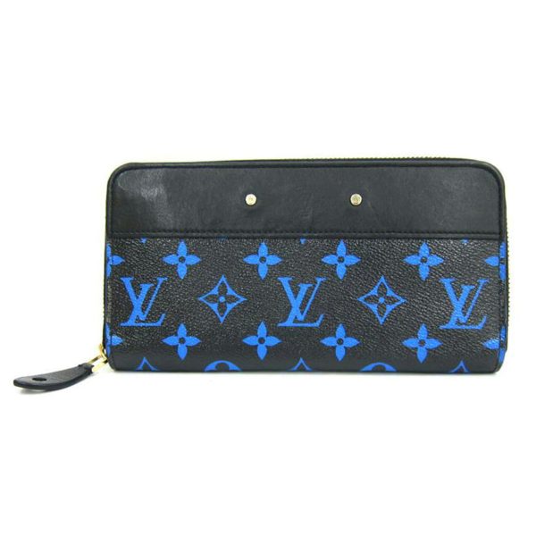 63339 1 Louis Vuitton Zippy Monogram Canvas Wallet Blue