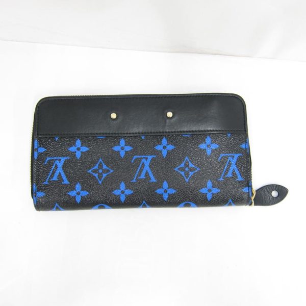 63339 2 Louis Vuitton Zippy Monogram Canvas Wallet Blue