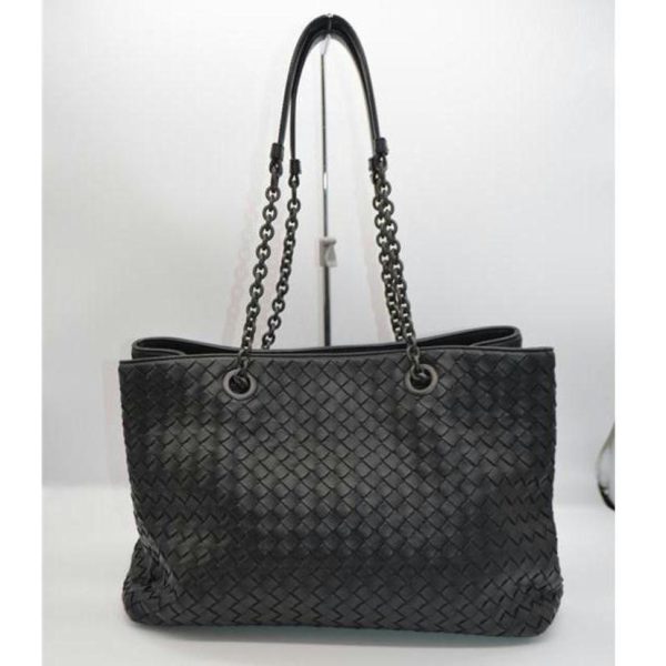 63472 2 Bottega Veneta Intrecciatorum Tote Black