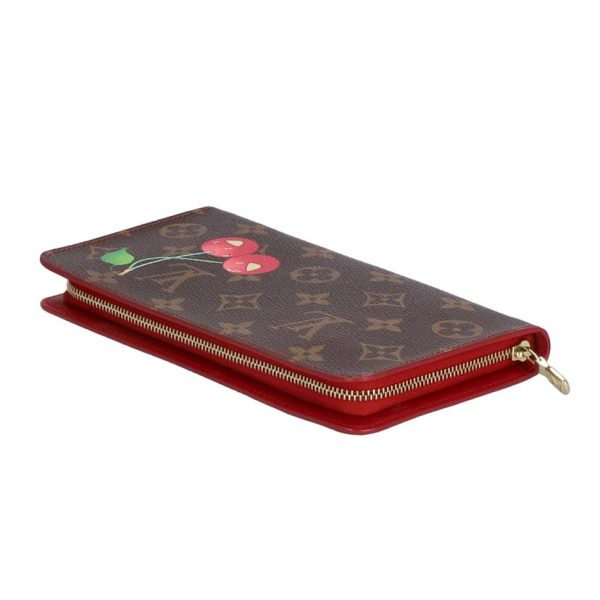 63576 3 Louis Vuitton Portomone Monogram Cherry