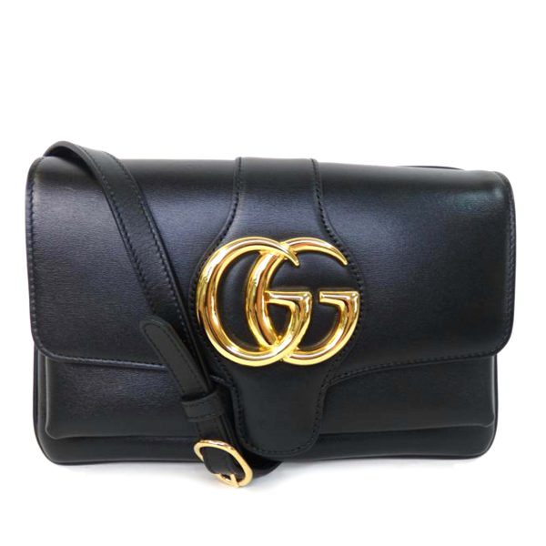 63663 1 Gucci Marmont Small Shoulder Black