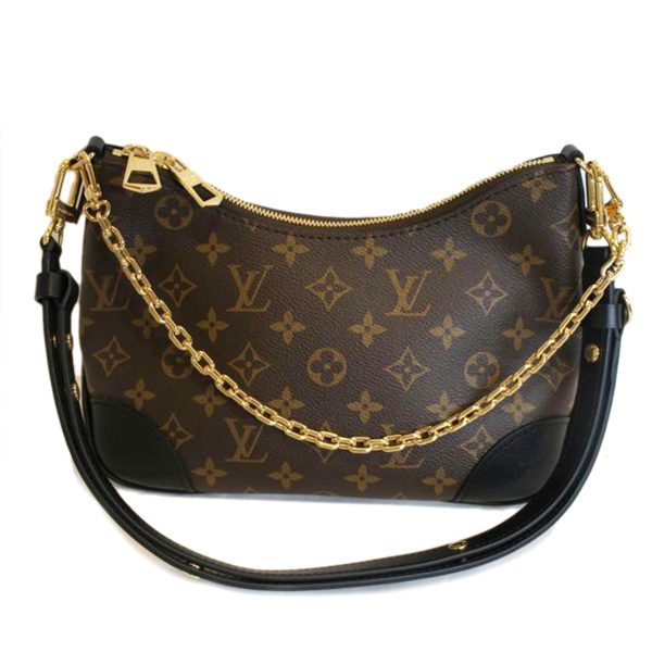 63756 1 Louis Vuitton Boulogne NM Bag Brown Black