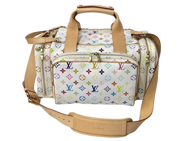 63769 d1 Louis Vuitton Multicolor Camera Bag White