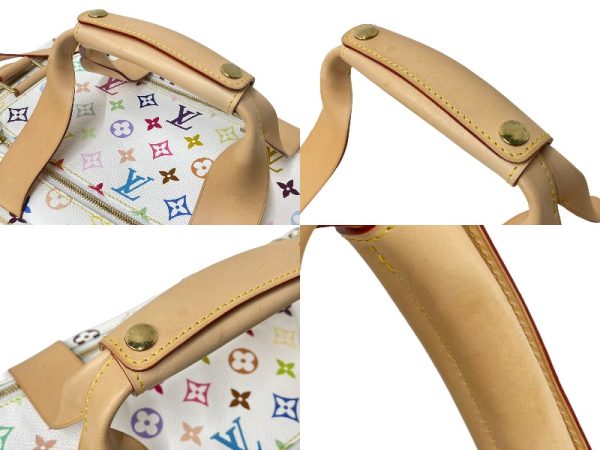 63769 d3 Louis Vuitton Multicolor Camera Bag White