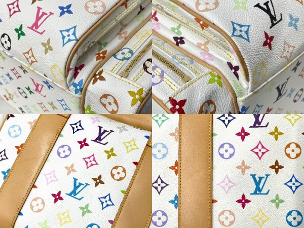 63769 d8 Louis Vuitton Multicolor Camera Bag White