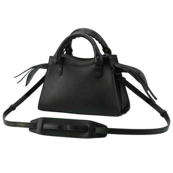 63852415y471000 2 Balenciaga Neo Classic Mini Shoulder Bag Black