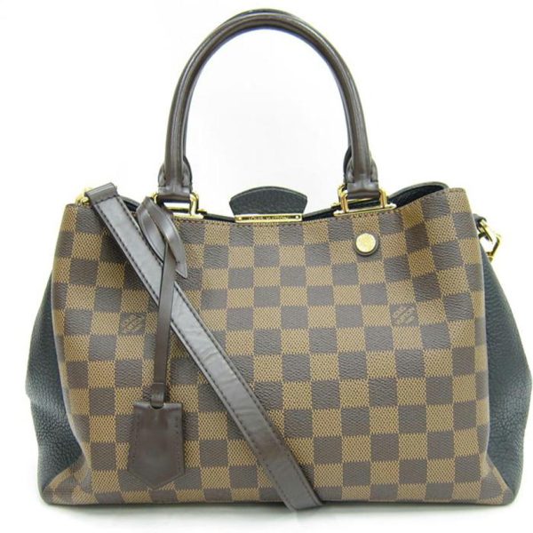 63896 1 Louis Vuitton Brittany Damier Ebene Brown