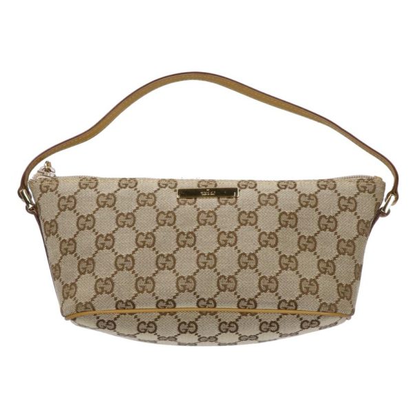 65173 1 Gucci GG Canvas Pouch AB Rank Beige