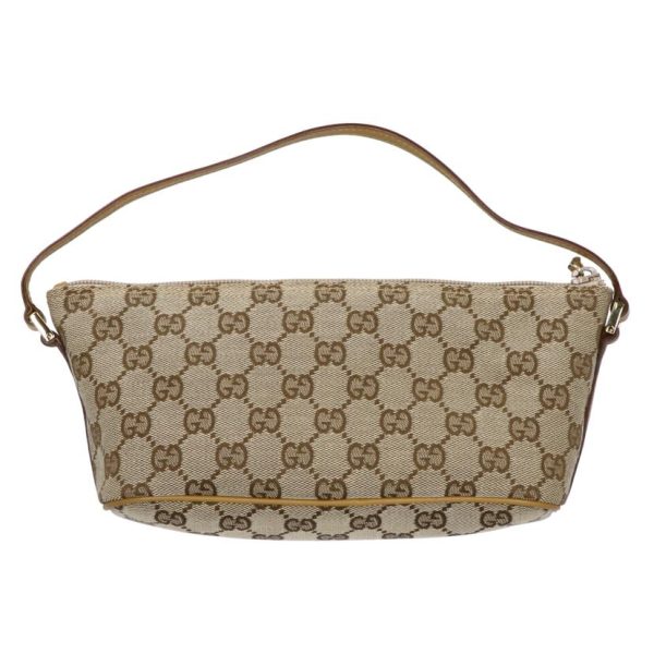 65173 2 Gucci GG Canvas Pouch AB Rank Beige