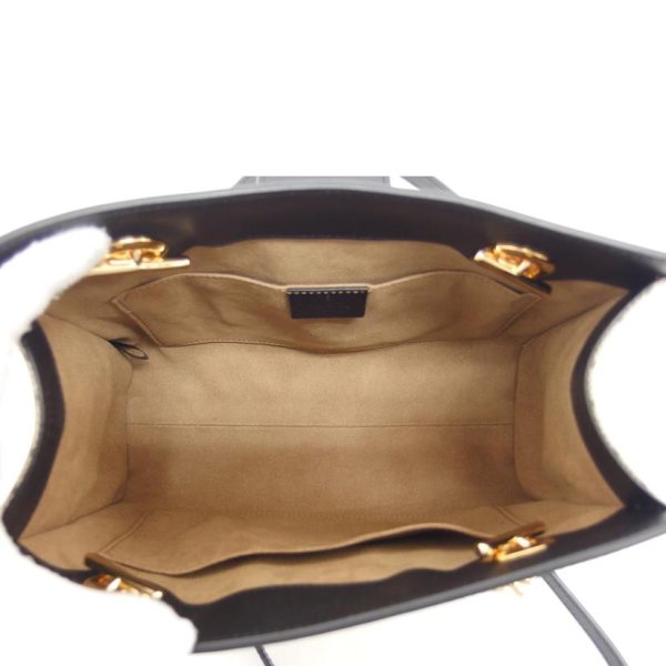 65368 5 Gucci Padlock GG Small Shoulder Bag Beige Black