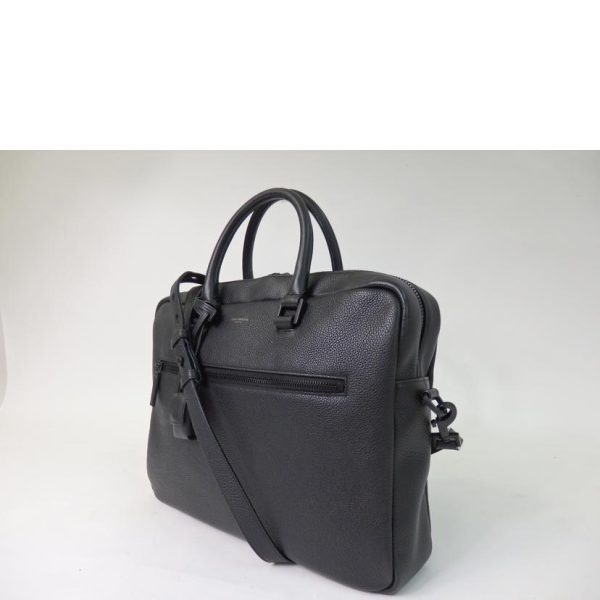 65392 3 Saint Laurent Leather Briefcase Sac de Jour