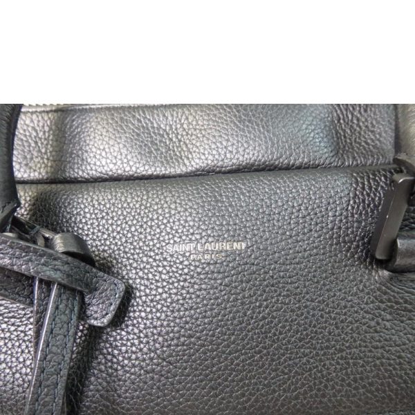 65392 6 Saint Laurent Leather Briefcase Sac de Jour