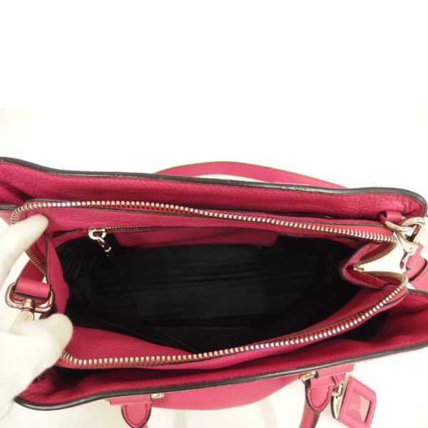 65443 5 Prada Leather Tote Bag Pink