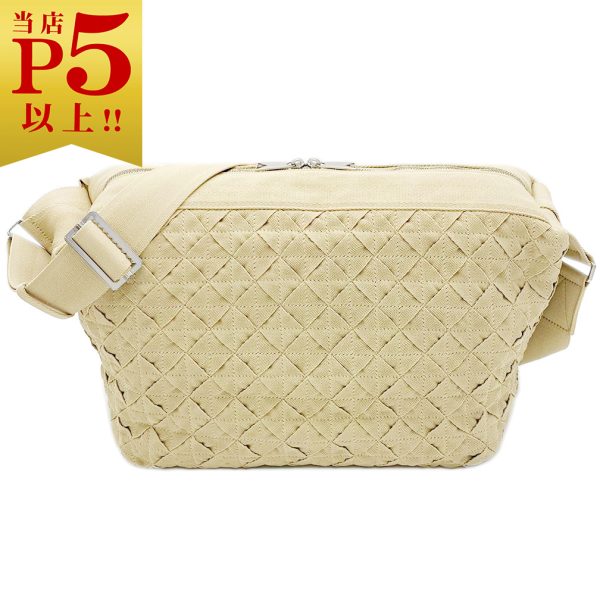 658033 9649 p5 Bottega Veneta Large Intrecciato Shoulder Bag Beige