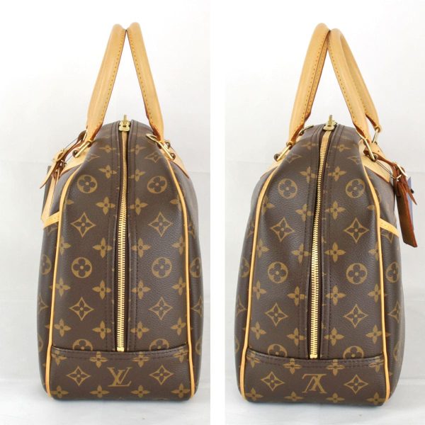 6605210906679a 3 Louis Vuitton Bowling Vanity Handbag Monogram Canvas