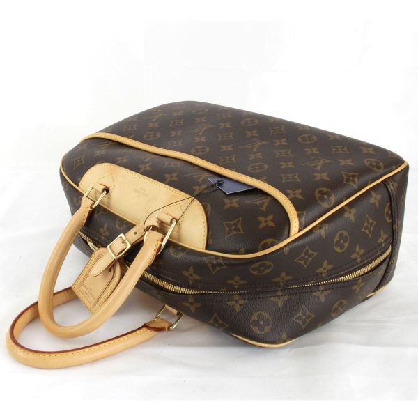 6605210906679a 6 Louis Vuitton Bowling Vanity Handbag Monogram Canvas