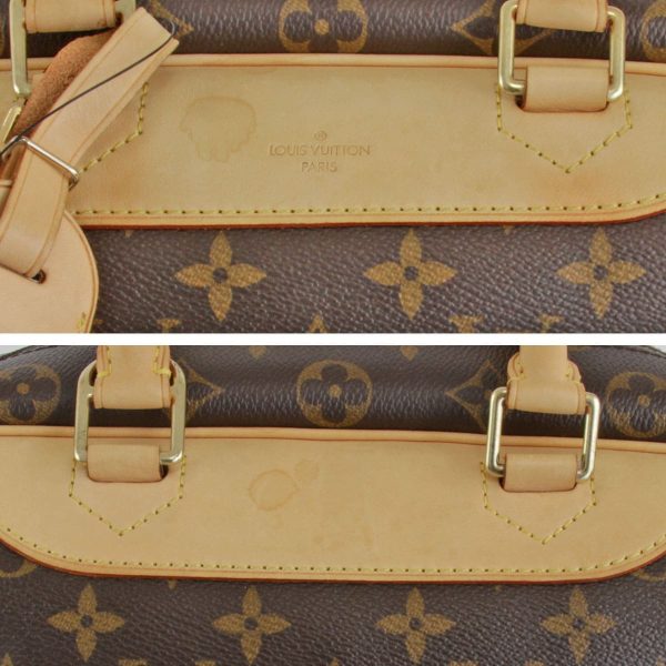 6605210906679a 7 Louis Vuitton Bowling Vanity Handbag Monogram Canvas