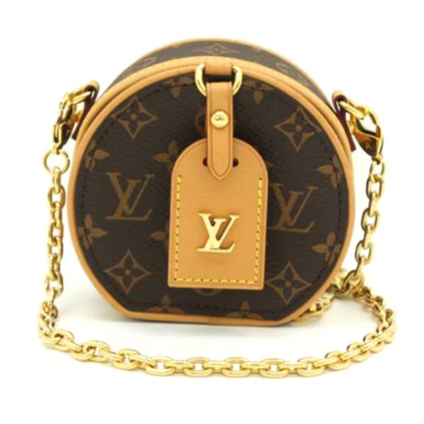 66071 1 Louis Vuitton Boite Chapeau Necklace Monogram Brown