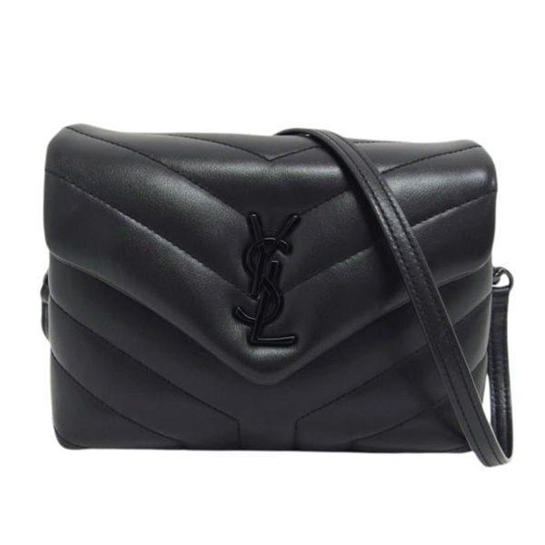 66617 1 Saint Laurent Lulu Toy Bag Black