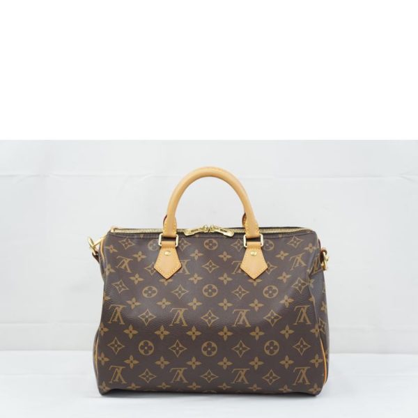 66727 2 Louis Vuitton Speedy Bandouliere 30 Monogram Brown